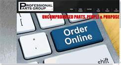 Desktop Screenshot of professionalpartsgroup.com