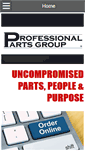Mobile Screenshot of professionalpartsgroup.com