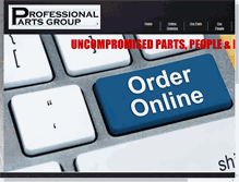 Tablet Screenshot of professionalpartsgroup.com